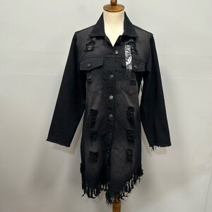 NWT Thrill Jeans denim jacket women’s sz S